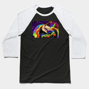 Rainbow Unicorn Baseball T-Shirt